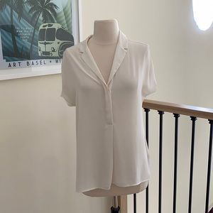 Banana Republic blouse . Size S. ….looks great alone or under a jacket suit
